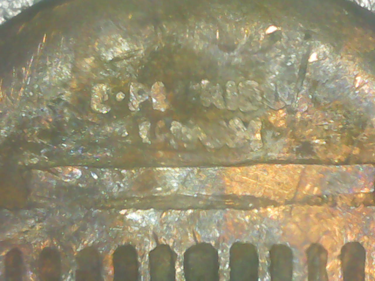 1970-D-Lincoln-With-Light-Stamping-On-Reverse